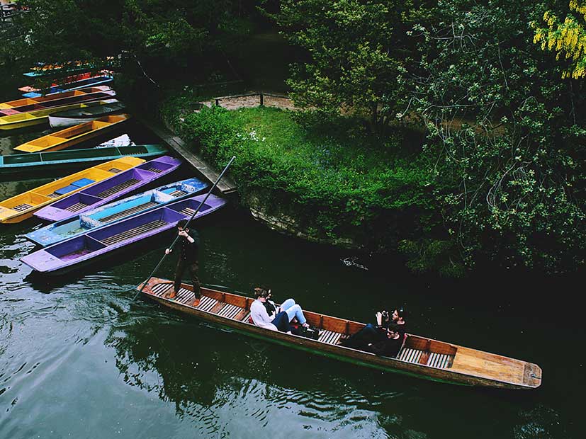 Top UK Holiday Destinations - River Cherwell, Oxford Top UK Holiday Destinations - River Cherwell, Oxford
