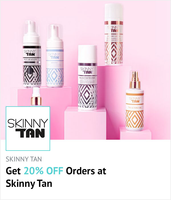 Skinny Tan homepage banner