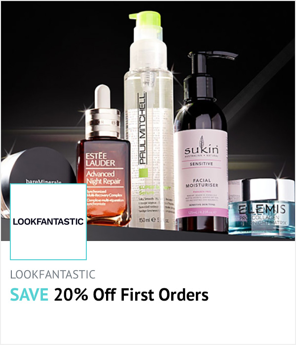 LOOKFANTASTIC homepage banner